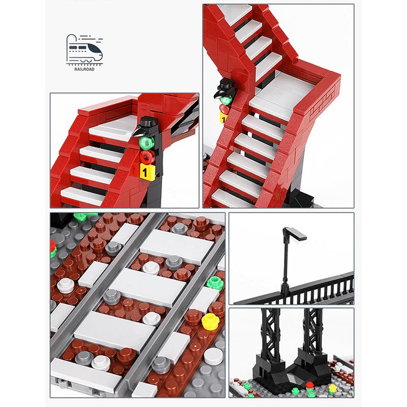 Railway Crossing | 654pcs