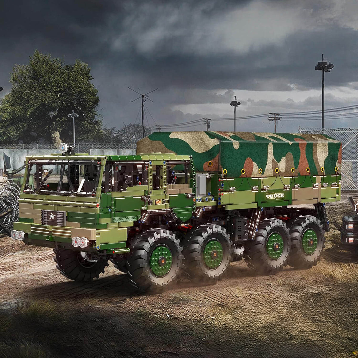 RC 4x4 Military Hauler | 4732pcs