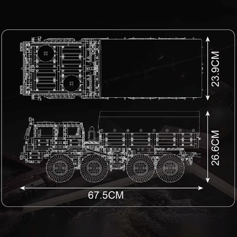 RC 4x4 Military Hauler | 4732pcs