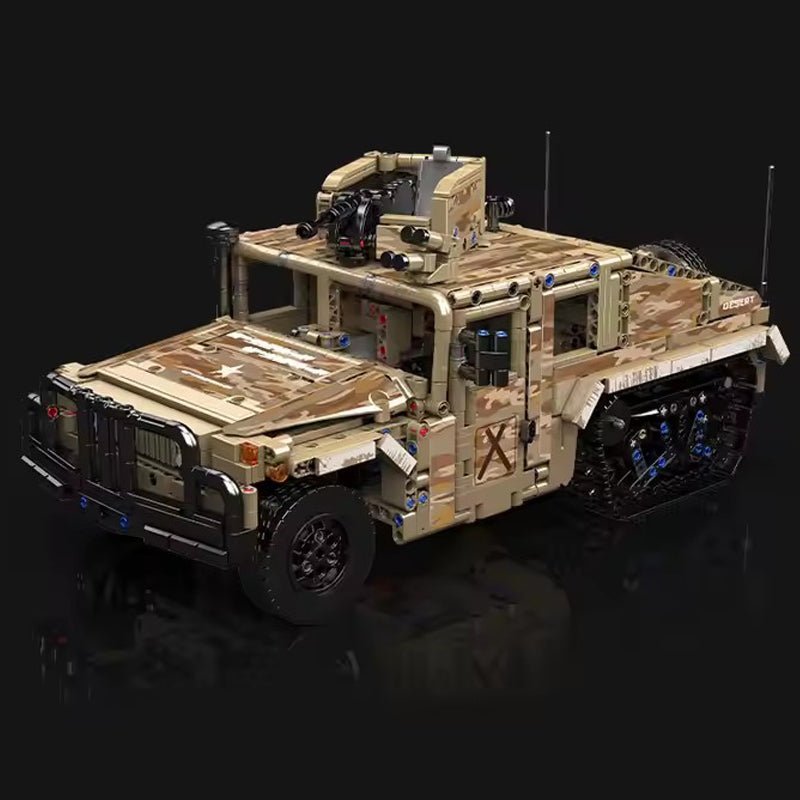 RC Military H2 Technical Truck | 2093pcs
