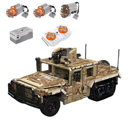 RC Military H2 Technical Truck | 2093pcs
