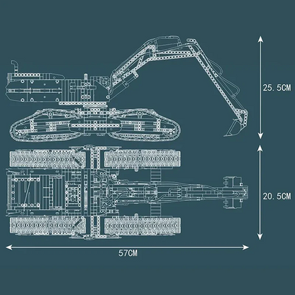 RC Morphing Excavator | 2236pcs