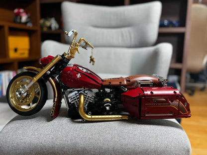 Red Custom Chopper | 2111pcs