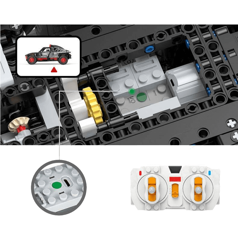 Remote Controlled 4x4 RS Q e-tron | 1431pcs
