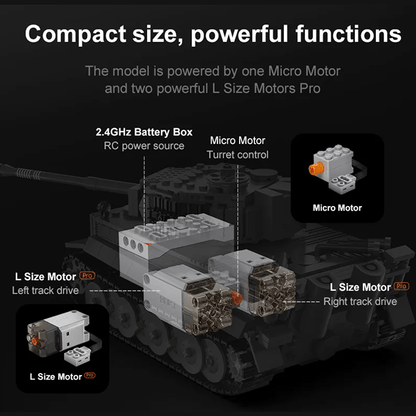 Remote Controlled Tank | 925pcs