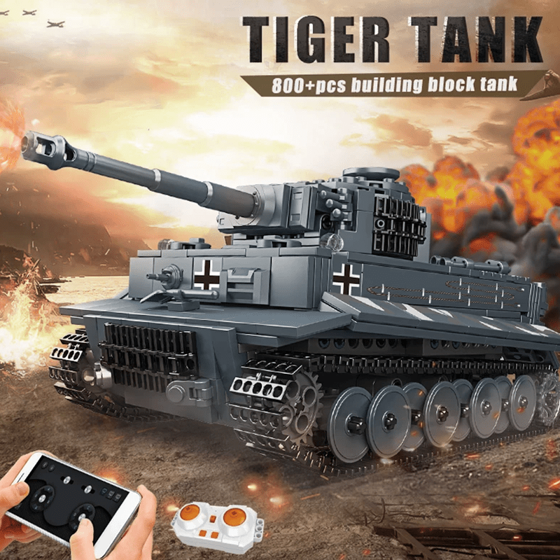Remote Controlled Tiger Tank | 800pcs