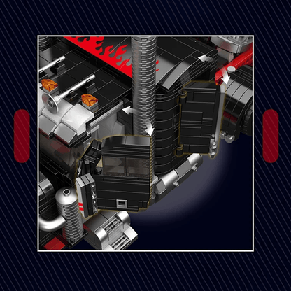 Rugged American Pickup | 1796pcs