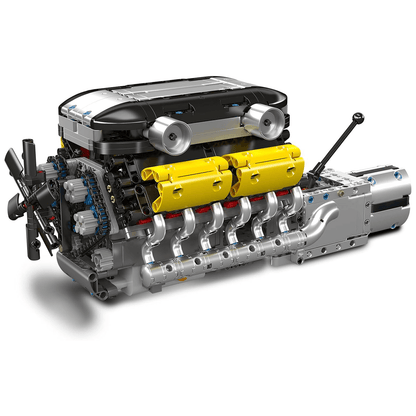 Supercar V12 Engine & Transmission | 1260pcs