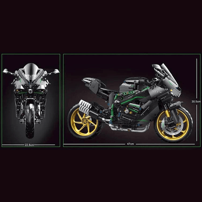 Supercharged Track Superbike | 1858pcs