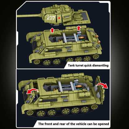 T-34 tank | 1726pcs