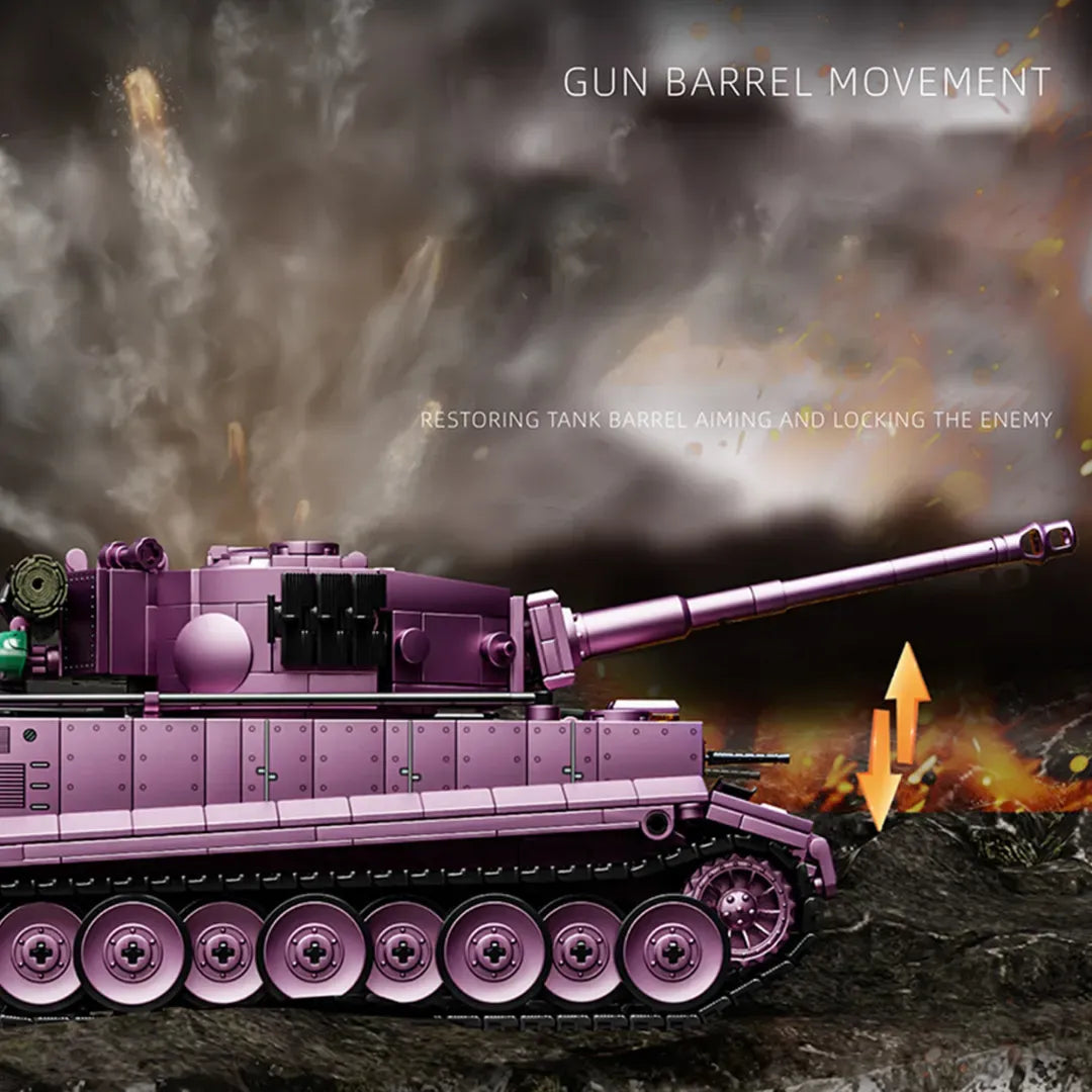 The Tiger Heavy Tank | 1668pcs