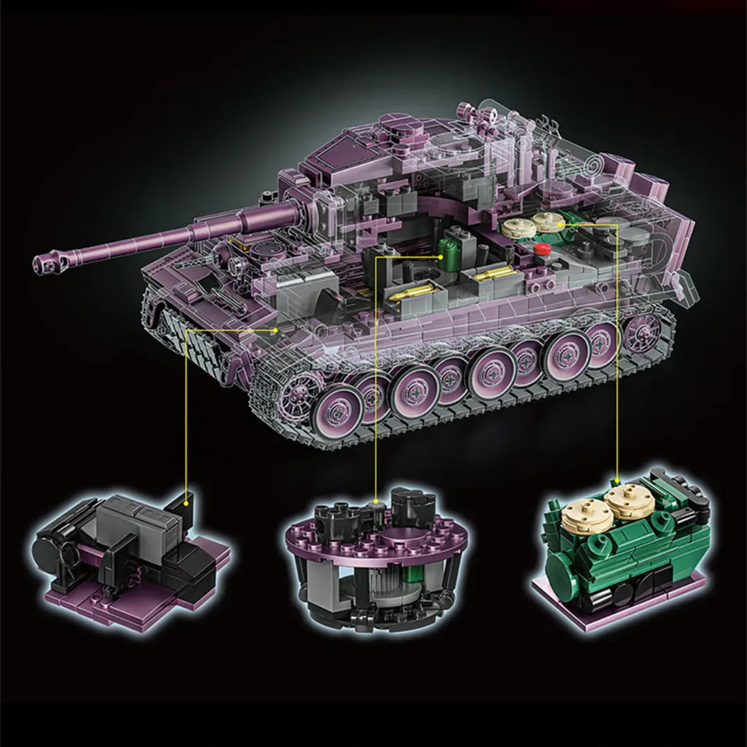 The Tiger Heavy Tank | 1668pcs