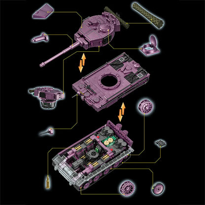 The Tiger Heavy Tank | 1668pcs