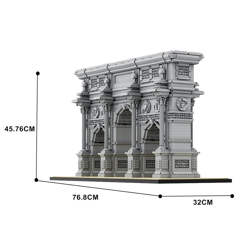 The Ultimate Arc de Triomphe du Carrousel | 7627pcs