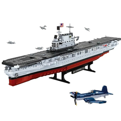 The USS CV-6 Enterprise Battleship | 1883pcs