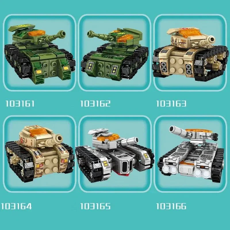 Transformers Mechanical Robot Tank Fighter Bricks Toy | 894pcs