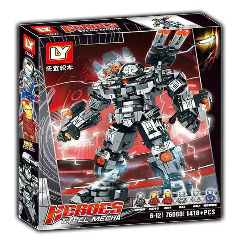 Transforming Super Heroes Steel Mecha Robot Bricks Toy | 1418pcs