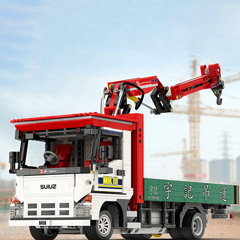 Truck With Crane Remote Control | 1476pcs