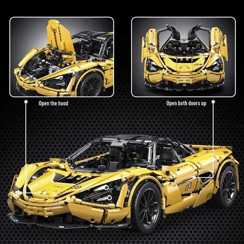 Twin-Turbo 720 Supercar Yellow | 3149pcs