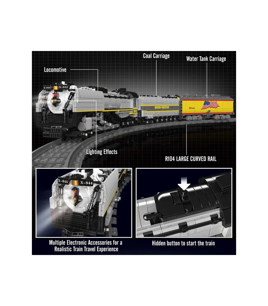 Union Pacific 844 Locomotive | 3358pcs