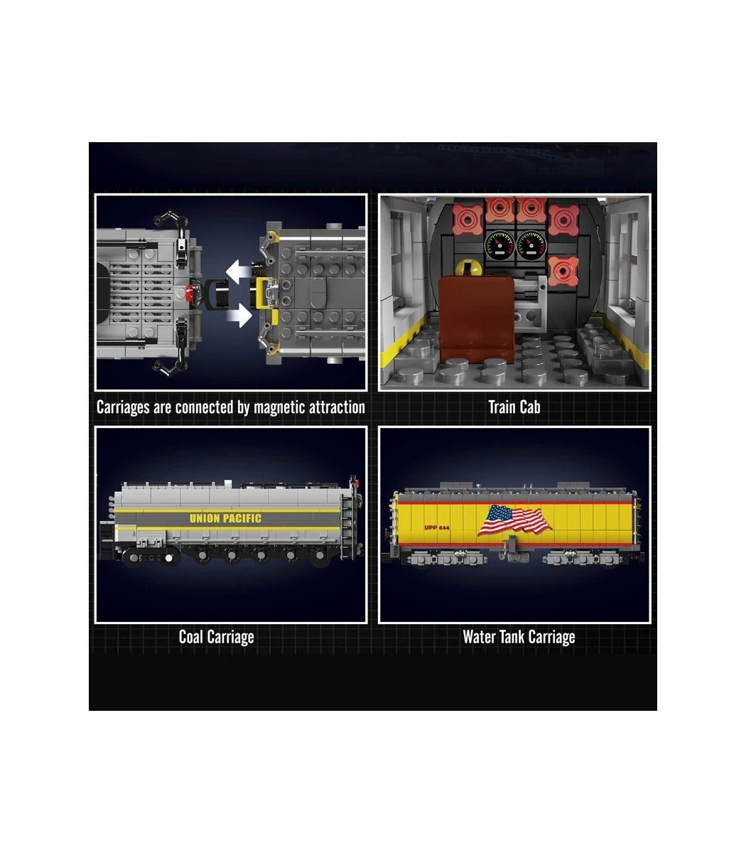 Union Pacific 844 Locomotive | 3358pcs
