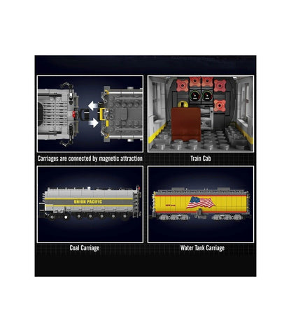 Union Pacific 844 Locomotive | 3358pcs