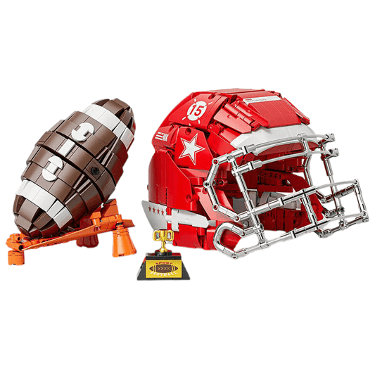 US Football Helmet and Ball | 1037pcs