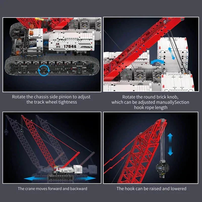 Wacker 16000 Crawler Crane Technic | 4494pcs