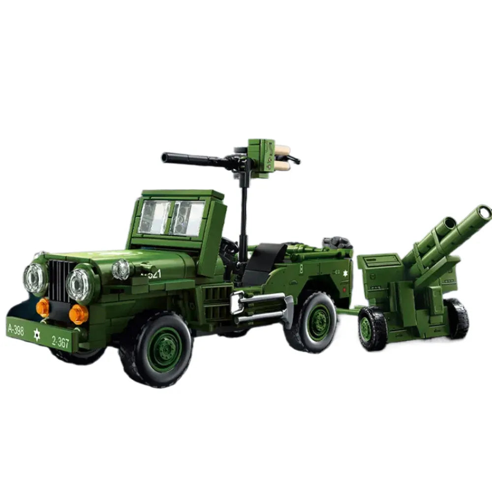 WWII American Willys Jeep | 457pcs