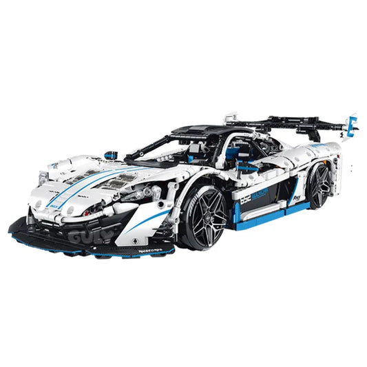 Turbocharged British Supercar P1 Supercar Building Blocks – 2,138 pieces – supercar collector model. 50 cm x 23 cm x 13 cm