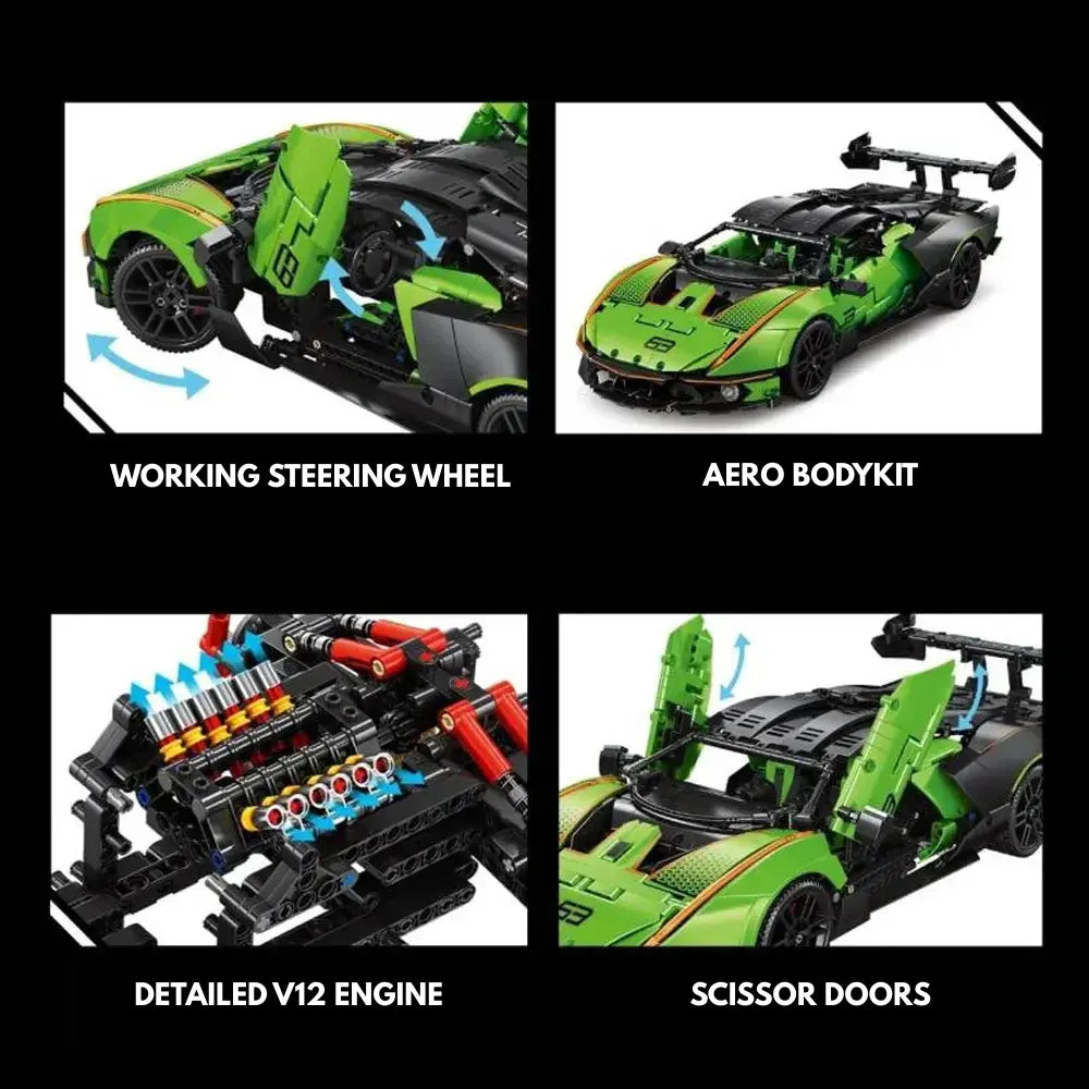 Italian Bull SCV 12 Supercar | 1889pcs