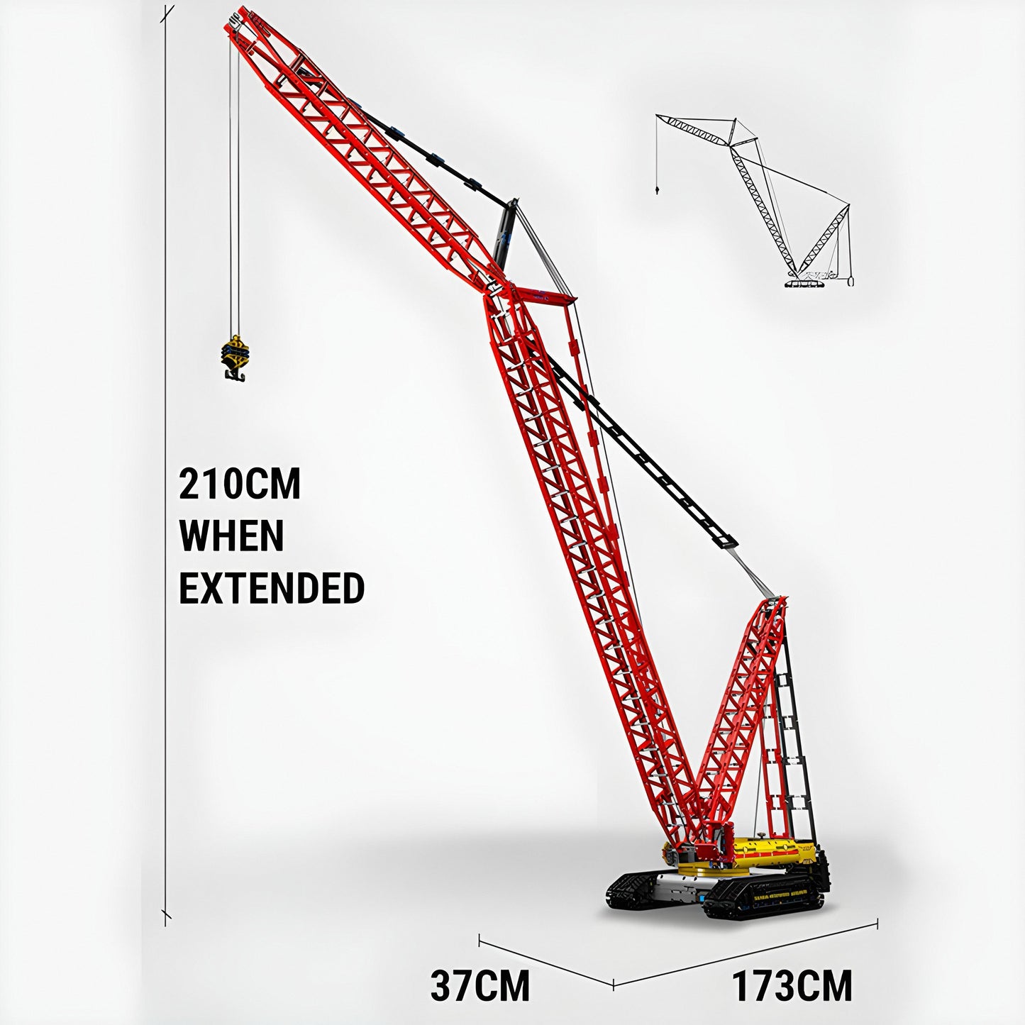 210cm Mega Dragline | 4317pcs