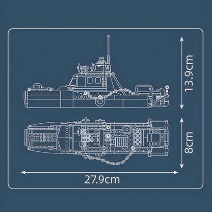 Police Boat | 416pcs