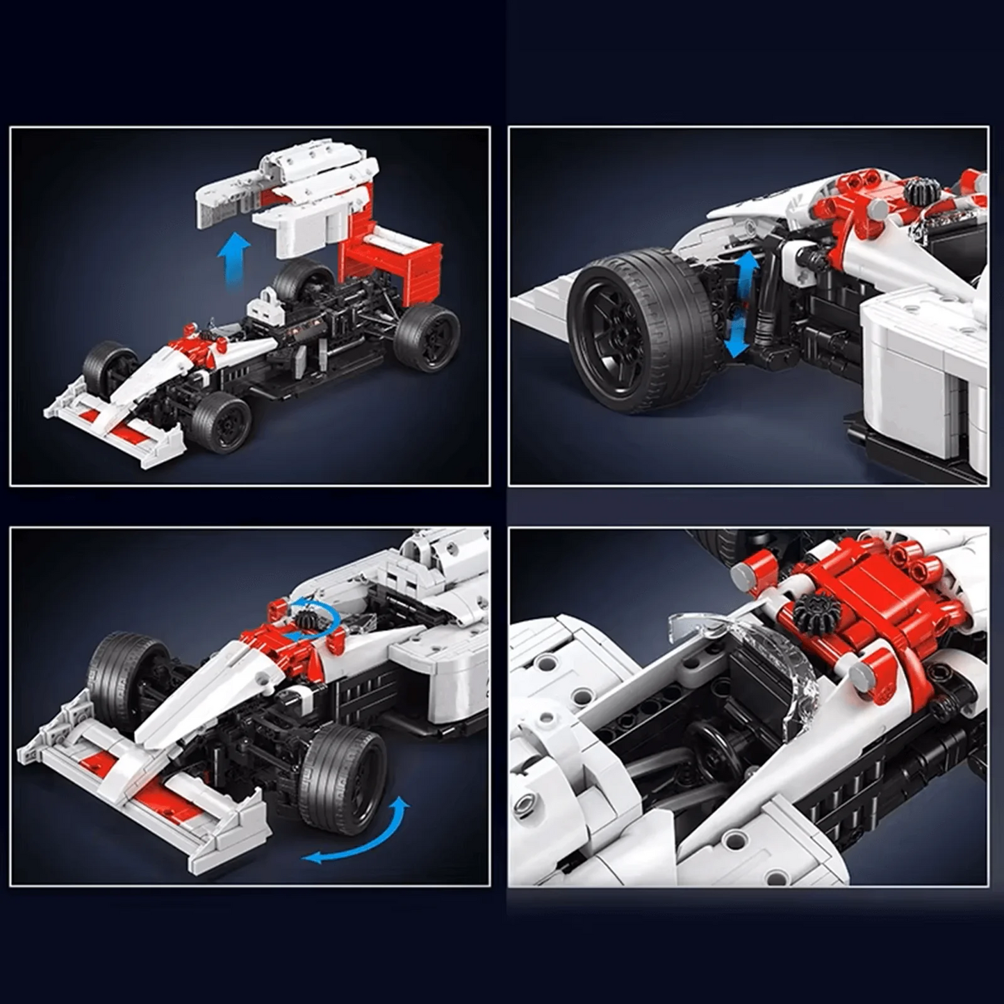 Iconic 80s Turbo GP Car | 1523pcs