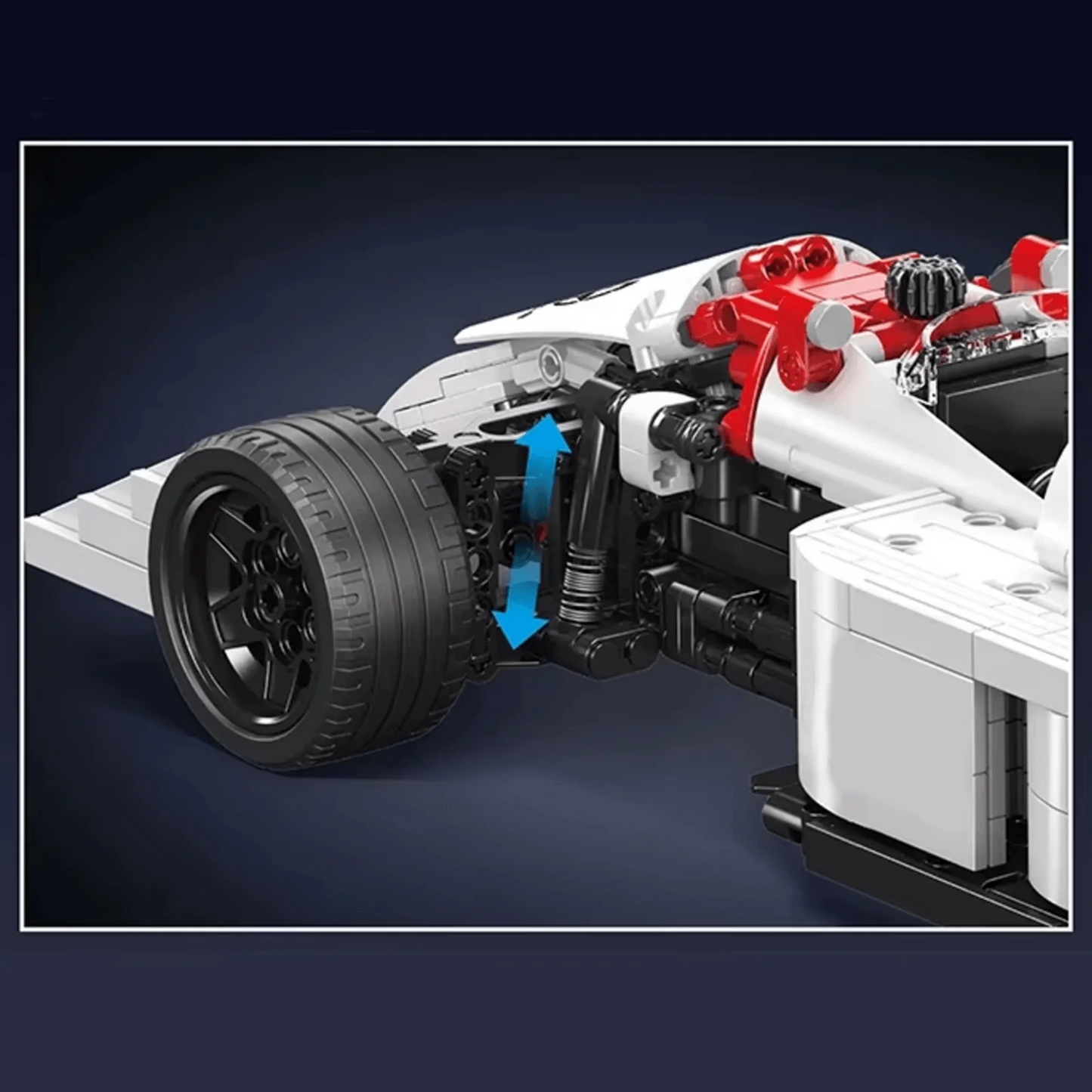 Iconic 80s Turbo GP Car | 1523pcs