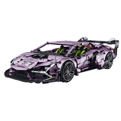 Hybrid Italian Bull Supercar Supercar Building Blocks – 2,074 pieces – supercar collector model. 49 cm x 25 cm x 12 cm