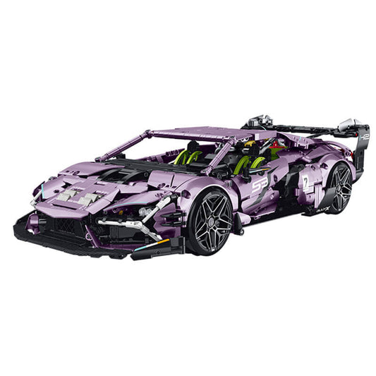 Hybrid Italian Bull Supercar Supercar Building Blocks – 2,074 pieces – supercar collector model. 49 cm x 25 cm x 12 cm