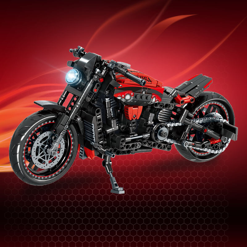Modern Cruiser Motorcycle | 825pcs