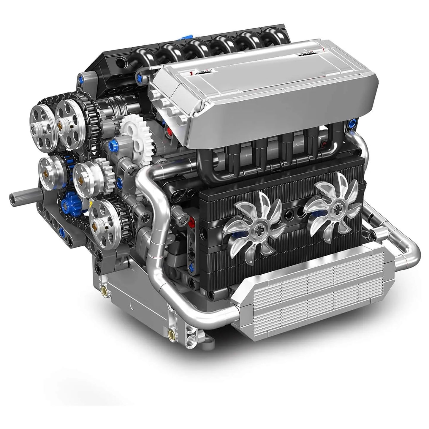 Motorised Inline-6 German Engine | 744pcs
