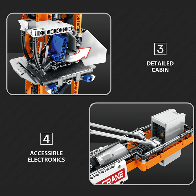 Motorized Tower Crane | 1287pcs