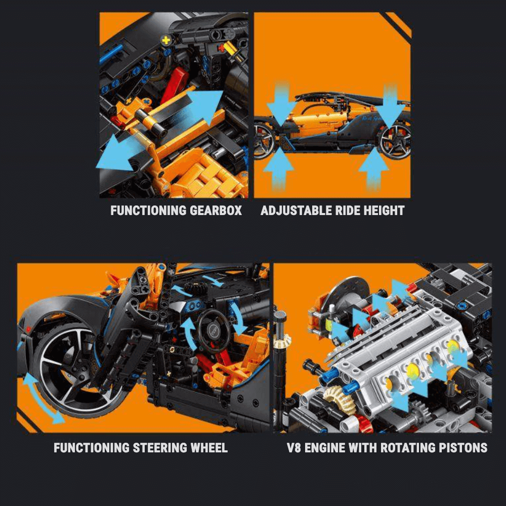 British Sabre Hypercar - Ultimate Edition | 3861pcs