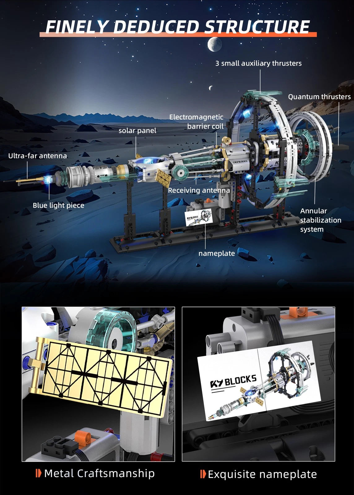 Motorized Orion Space Station | 963pcs