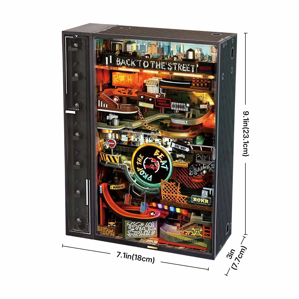Hip-Hop Street Marble Run - Mini City Desk Decor