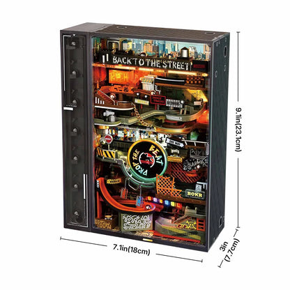 Hip-Hop Street Marble Run - Mini City Desk Decor