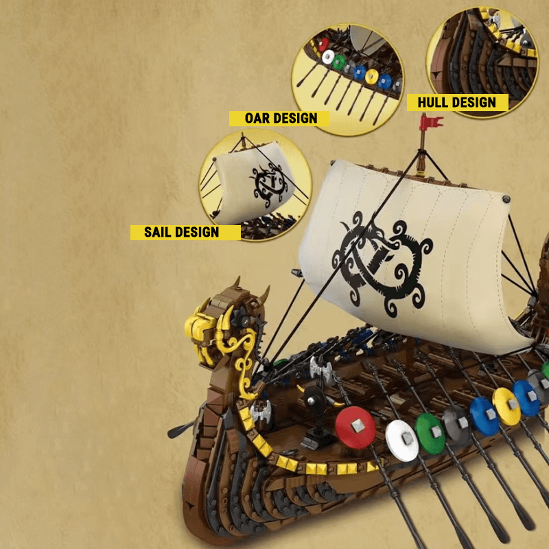 Legendary Viking Longship | 2546pcs