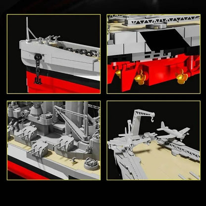 The North Carolina Battleship | 2262pcs