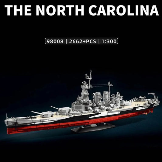 The North Carolina Battleship | 2262pcs