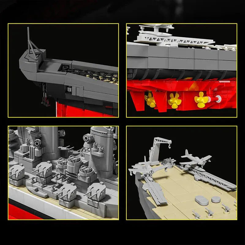 The USS Missouri BB-63 Battleship | 2567pcs