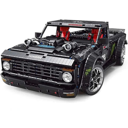 Twin-Turbo F150 Drift Pickup Muscle Car Building Blocks – 3,433 pieces – muscle car replica. 61 cm x 27 cm x 16 cm