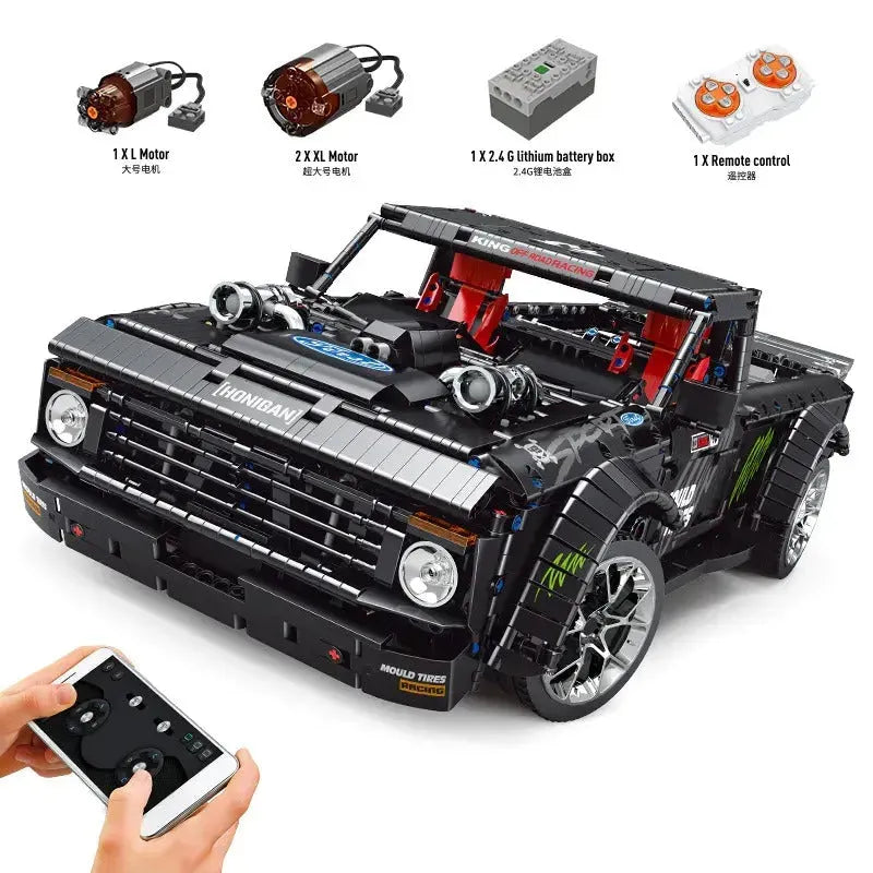 Twin-Turbo F150 Drift Pickup | 3433pcs